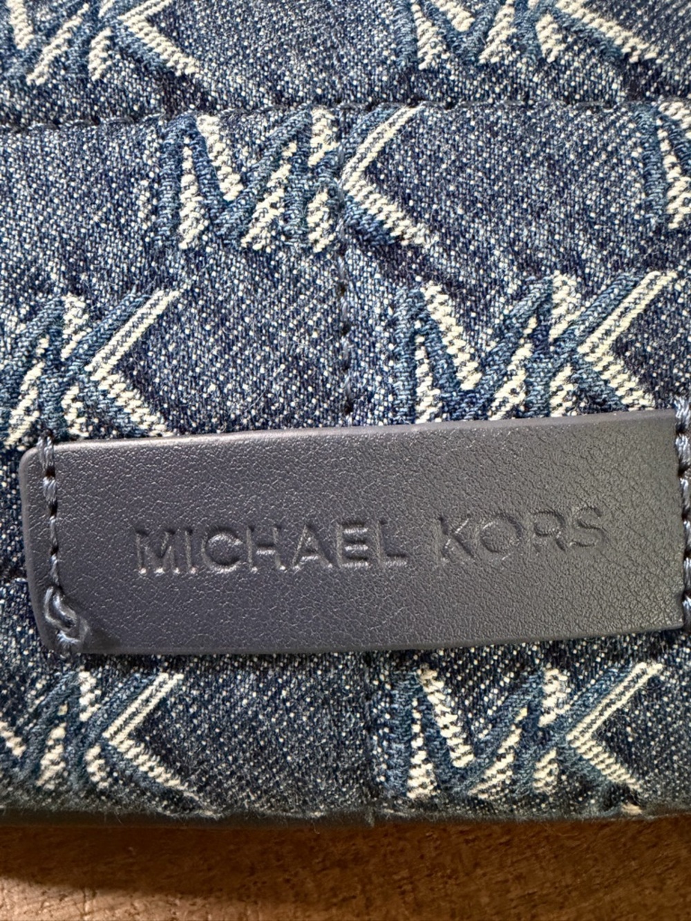 Michael Kors Denim Jacquard Belt Bag - Picture 13 of 13